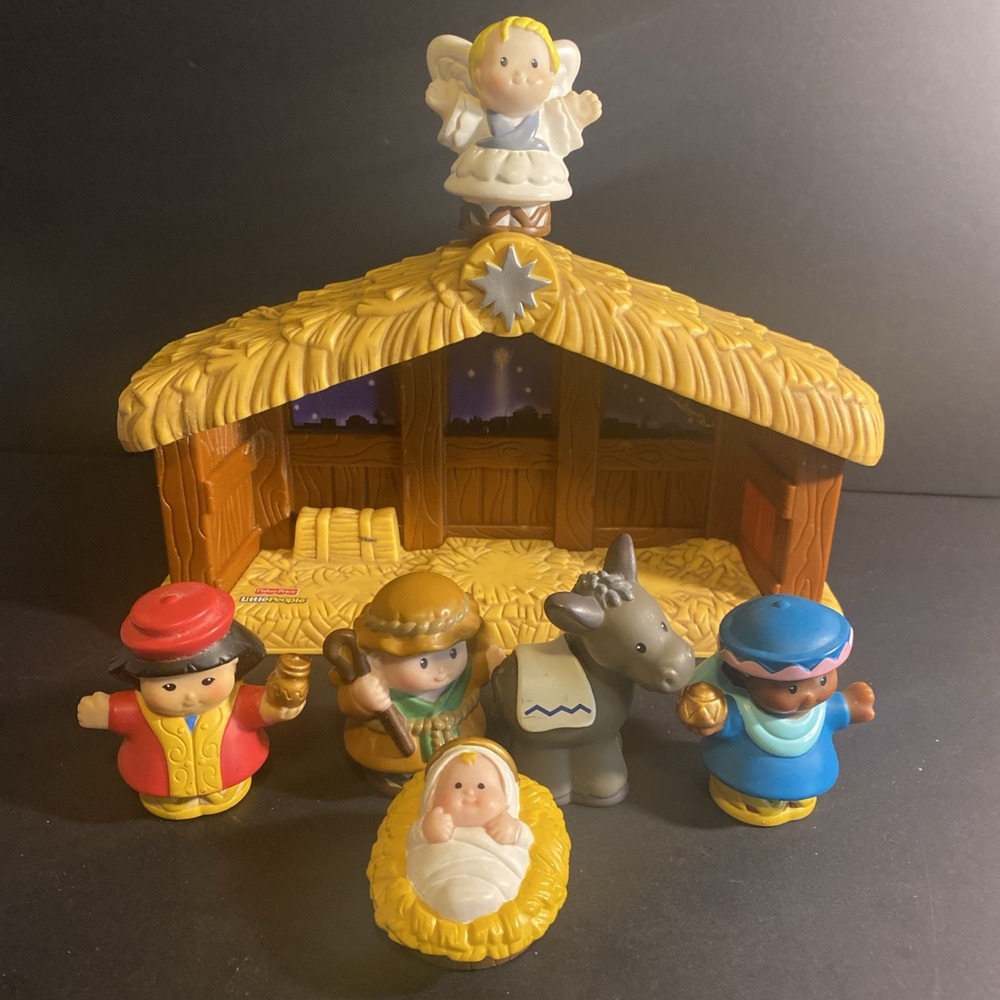 Fisher-Price Little People Christmas Nativity With Assorted Nativity Figures.
